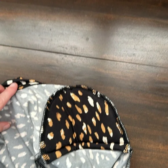 NWT Aqua Animal Print Wrap Long Sleeve Mini Dress S - Picture 11 of 11